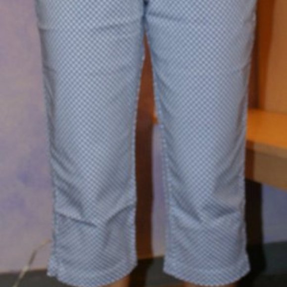 NWT Lee Gingham Check Capris - Picture 2 of 5